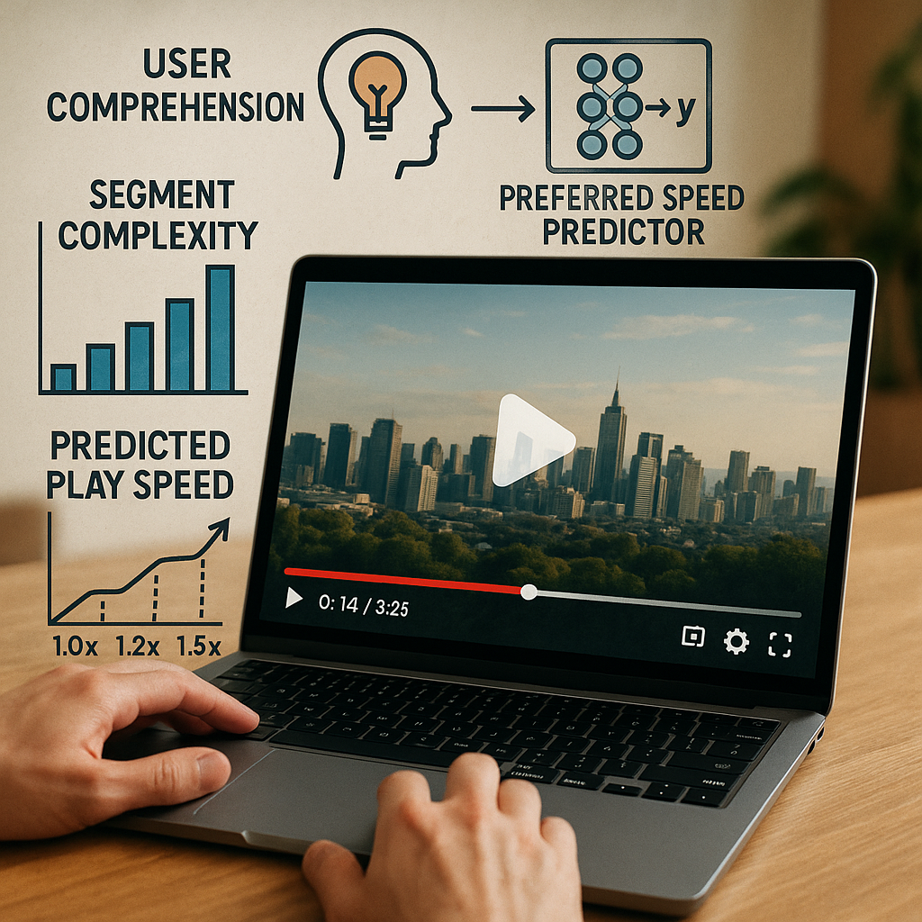 DETERMINING PLAY SPEEDS FOR RENDERING VIDEO CONTENT IN A VIDEO PLAYER