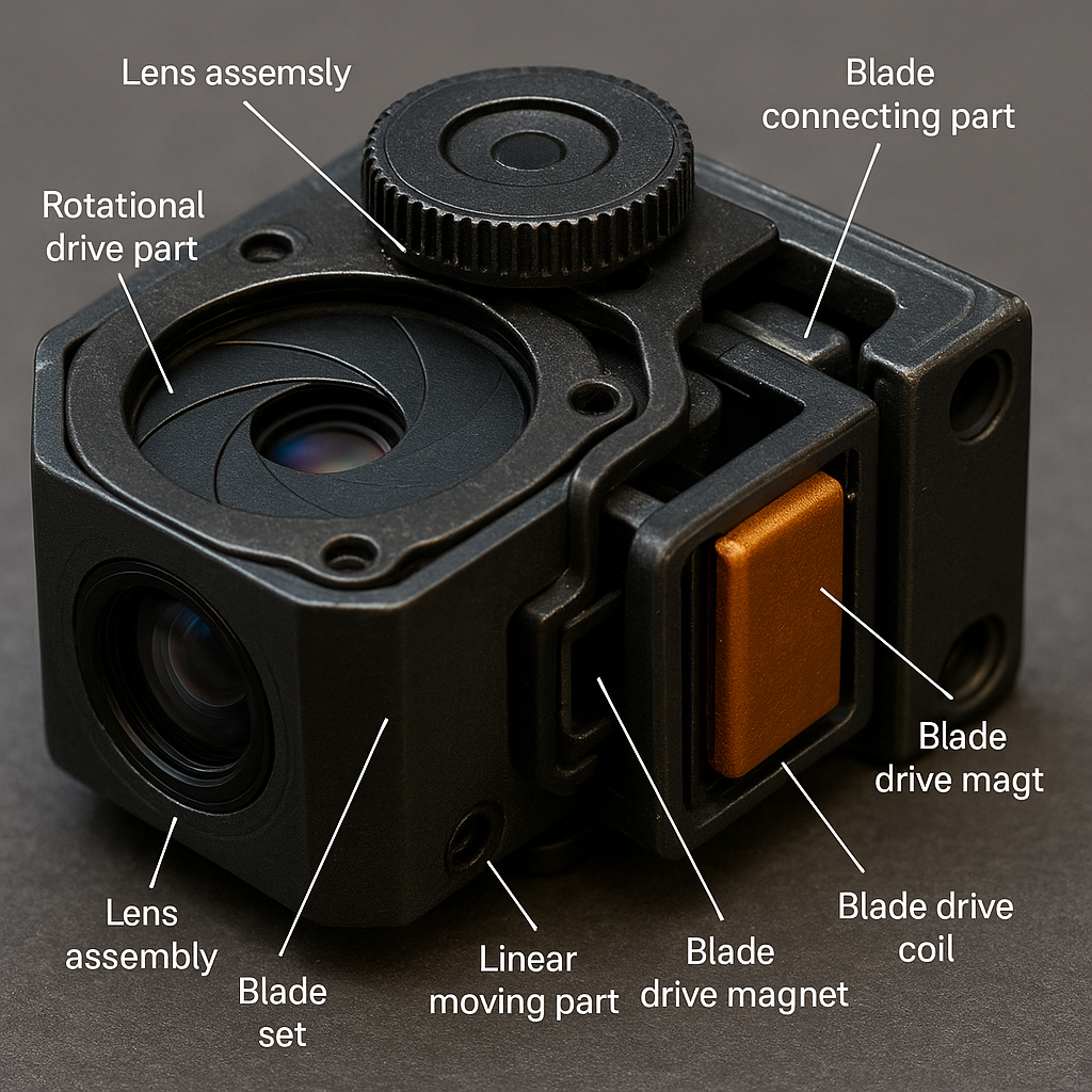 CAMERA MODULE INCLUDING APERTURE
