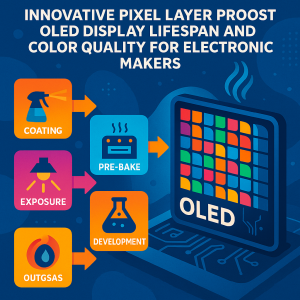 Innovative Pixel Layer Prep Boosts OLED Display Lifespan and Color Quality for Electronics Makers