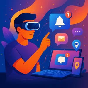 Smart Notifications for AR/VR Headsets: Enhancing User Focus and Productivity with Context-Aware Alerts