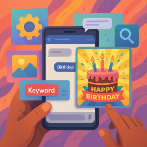 Smart Messaging Devices Turn Conversations into Custom Images for User Engagement