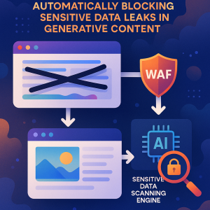 AI-Powered Web Security: Automatically Blocking Sensitive Data Leaks in Generative Content