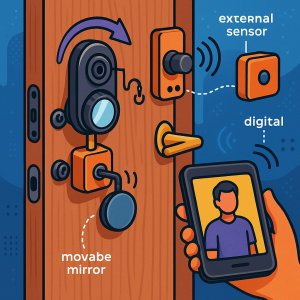 Smart Door Peephole Camera Delivers Real-Time Visitor Alerts and Remote Monitoring for Homeowners