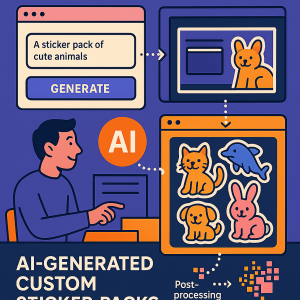 AI-Generated Custom Sticker Packs: Instantly Turn User Ideas Into Shareable Digital Assets